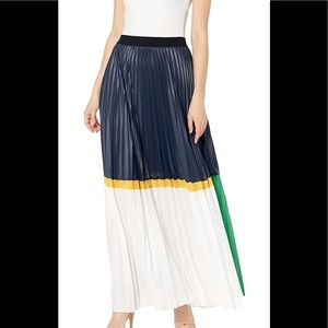 BCBG pleated maxi skirt